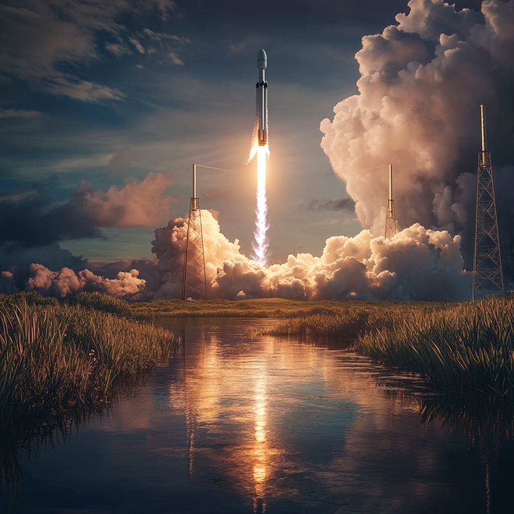 SpaceX_Falcon_9_ракета_запускает_21_спутник_Starlink_на_рекордном_26_полет_видео_фото