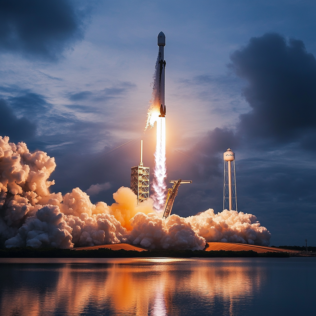 SpaceX запускает секретный американский спутник-шпион в 19-ю годовщину первого запуска компании (фото)